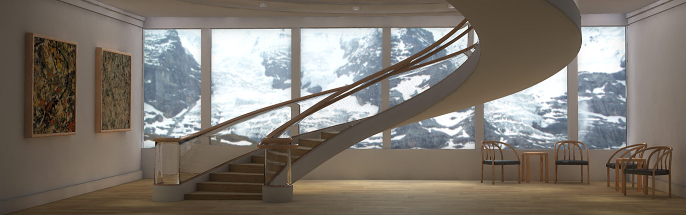 Maya: Atlantic Staircase Render