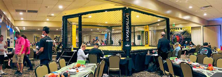 Valhalloween 7 MMA Fight Event: First Time Shooting with Canon R6 Mark II Through the Cage